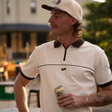 The Core Quarter-Zip Polo | IVORY