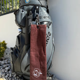 Tri-Fold Terry Cotton Towel | Deep Burgundy
