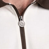 The Core Quarter-Zip Polo | IVORY