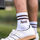 Caddie Crew Socks Plum