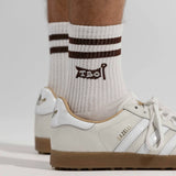 Caddie Crew Socks Plum